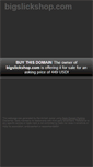 Mobile Screenshot of bigslickshop.com