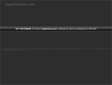 Tablet Screenshot of bigslickshop.com